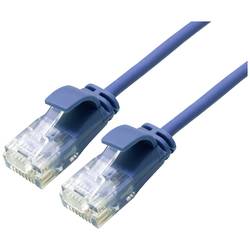 Roline 21.15.3945 RJ45 síťové kabely, propojovací kabely CAT 6A U/UTP 2.00 m modrá nestíněný, bez halogenů, samozhášecí 1 ks