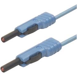 SKS Hirschmann MLB 50/1 V bl měřicí kabel lamelová zástrčka 4 mm lamelová zástrčka 4 mm 0.50 m modrá 1 ks