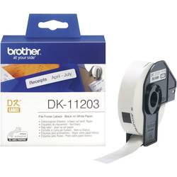 Brother DK-11203 etikety v roli 17 x 87 mm papír bílá 300 ks trvalé DK11203 etikety šanonů