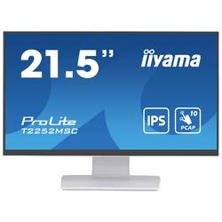 Iiyama 21,5 WHITE Bonded PCAP dotykový monitor Energetická třída (EEK2021): C (A - G) 54.6 cm (21.5 palec) 1920 x 1080 Pixel 16:9 5 ms HDMI™, DisplayPort, USB