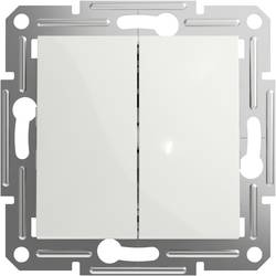 Schneider Electric dvojitý přepínač Asfora Signální bílá (RAL 9003) EPH0670121D 1 ks