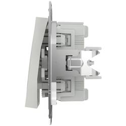 Schneider Electric dvojitý přepínač Asfora Signální bílá (RAL 9003) EPH0670121D 1 ks