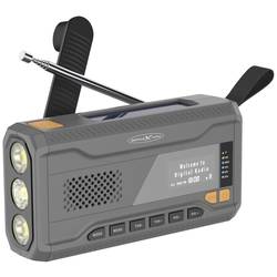 Reflexion TRA562DAB Nouzové rádio DAB, FM FM, nouzové rádio, Bluetooth Ruční klika, Funkce powerbanky, stolní lampa, s akumulátorem, Solární panel, voděodolné