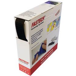 FASTECH® B25-SKL01999910 pásek se suchým zipem zalepení hotmelt háčková část (d x š) 10 m x 25 mm černá 10 m
