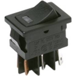 C & K Switches DM61J12S205HQ kolébkový spínač 125 V/AC 10.00 A 2x zap/zap 1 ks Bulk