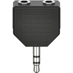 Hama 00205191 jack audio adaptér [2x jack zásuvka 3,5 mm - 1x jack zástrčka 3,5 mm] černá
