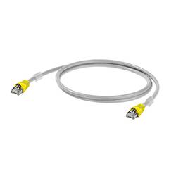 Weidmüller RJ45 (křížený) síťový kabel CAT 6A S/FTP 5.00 m šedá UL certifikace, samozhášecí, s ochranou