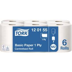TORK Standardní papírové utěrky pro M2 s vnitřním odvíjením od zásobníku, 1vrstvé 120155