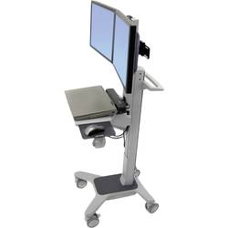 Ergotron Neo-Flex® Dual WideView WorkSpace 2násobný Pojízdný vozík na PC/monitor 25,4 cm (10) - 55,9 cm (22) odkládací místo na klávesnici, otočný