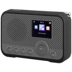 Sangean WFR-39 internetové kapesní rádio internetové, DAB, FM internetové rádio, FM, Wi-Fi Spotify, funkce alarmu, s akumulátorem šedá, černá