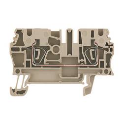 Z-series, Feed-through terminal, Rated cross-section: 2,5 mm², Tension clamp connection, Wemid, Dark Beige, ZDU 2.5 1608510000-100 Weidmüller 100 ks