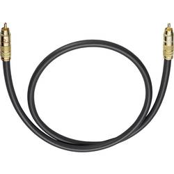 cinch audio kabel [1x cinch zástrčka - 1x cinch zástrčka] 2.00 m antracitová pozlacené kontakty Oehlbach NF 214 SUB