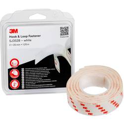 3M SJ352B pásek se suchým zipem, lepicí, (d x š) 1.25 m x 25 mm, bílá, 1 ks