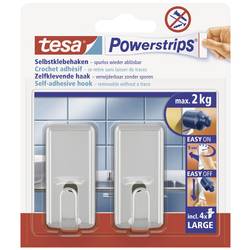 tesa POWERSTRIPS® Lepicí háček Large Classic chrom Množství: 2 ks