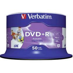 Verbatim 43512 DVD+R 4.7 GB 50 ks vřeteno s potiskem