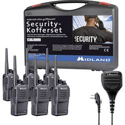 Midland G15 Pro PMR 6er Security inkl. MA 25-M C1127.S5 PMR radiostanice sada 6 ks