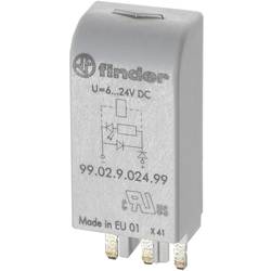 Finder zasouvací modul s diodou s RC členem 99.02.0.230.09 Vhodné pro model (relé): Finder 90.03, Finder 60.13.8.230.0040 1 ks