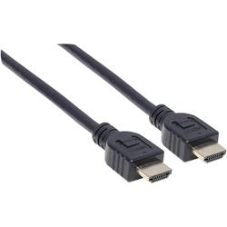 Manhattan HDMI kabel Zástrčka HDMI-A, Zástrčka HDMI-A 7.50 m černá 353960 UL certifikace, Ultra HD (4K) HDMI HDMI kabel