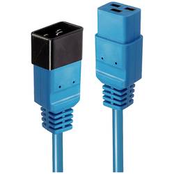 LINDY napájecí prodlužovací kabel [1x IEC C19 zásuvka 16 A - 1x IEC zástrčka C20 16 A] 3.00 m modrá