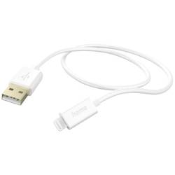 Hama Nabíjecí kabel USB USB 2.0 Apple Lightning konektor, USB-A zástrčka 1.50 m bílá 00201581