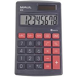 Maul M 8 kapesní kalkulačka černá Displej (počet míst): 8 na baterii, solární napájení
