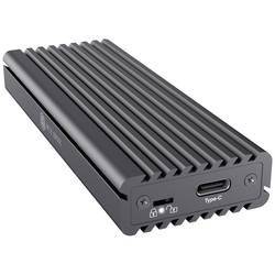 ICY BOX 60913 pouzdro pro pevný disk M.2 M.2 2230, M.2 2242, M.2 2260, M.2 2280, SATA SSD USB-C®
