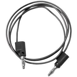 Mueller Electric BU-2020-A-12-0 měřicí kabel [banánková zástrčka 4 mm - banánková zástrčka 4 mm ] 0.305 m, černá, 1 ks