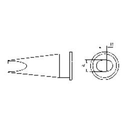 Weller LHT-D pájecí hrot plochý Velikost hrotů 4.7 mm Obsahuje 1 ks
