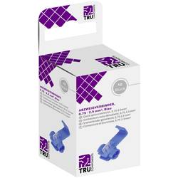 TRU COMPONENTS T1904C037, samořezná rychlospojka, 0.75-2.50 mm², kontakty 2, modrá, 10 ks