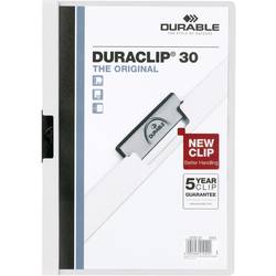 Durable složka s klipem Klemmmappe DURACLIP® 30 220002 DIN A4 bílá