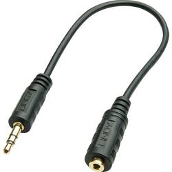 LINDY 35699 35699 jack audio kabelový adaptér [1x jack zástrčka 3,5 mm - 1x jack zásuvka 2,5 mm] černá