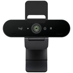 Logitech Brio 4K Stream Edition 4K webkamera 3840 x 2160 Pixel, 1920 x 1080 Pixel, 1280 x 720 Pixel upínací uchycení, pro Windows Hello