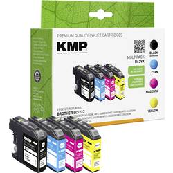 KMP Ink náhradní Brother LC-223BK, LC-223C, LC-223M, LC223Y kompatibilní kombinované balení černá, azurová, purppurová, žlutá B48V 1529,4005
