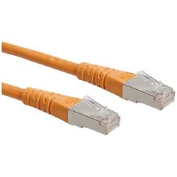 Roline 21.15.1317 RJ45 síťové kabely, propojovací kabely CAT 6 S/FTP 0.30 m oranžová dvoužilový stíněný 1 ks
