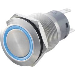 TRU COMPONENTS LAS1-AGQ-11ZE, BL, 701319 tlačítkový spínač antivandal, 19 mm, 250 V/AC, 5 A, 1 ks