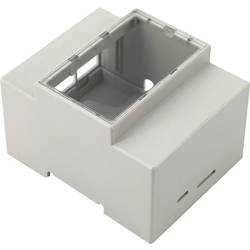 Joy-it RB-CaseP4+07 SBC skříň Vhodné pro (vývojové sady): Raspberry Pi® včetně montáže na lištu šedá