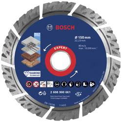 Bosch Accessories 2608900661 EXPERT MultiMaterial diamantový řezný kotouč Průměr 150 mm Ø otvoru 22.23 mm kámen, beton, cihla 1 ks