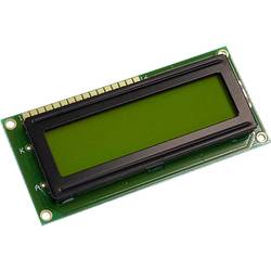 Display Elektronik LCD displej žlutozelená 16 x 2 Pixel (š x v x h) 80 x 36 x 9.6 mm