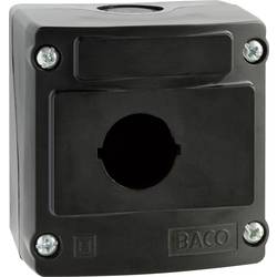 BACO LBX0100NR prázdné pouzdro 1 instalační pozice (d x š x v) 74 x 74 x 47.9 mm černá 1 ks