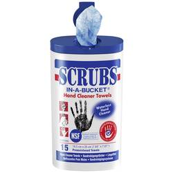 Scrubs In-a-Bucket 42215 čisticí utěrky na ruce 15 ks