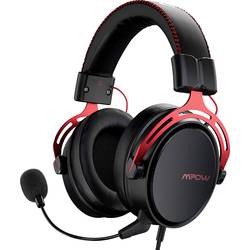 Mipow MiPow Gaming Sluchátka Over Ear kabelová stereo černá, červená Redukce šumu mikrofonu regulace hlasitosti
