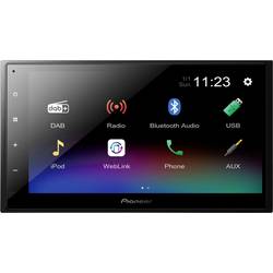 Pioneer DMH-A340DAB autorádio (2 DIN) konektor pro dálkové ovládání na volant, konektor pro couvací kameru, Bluetooth® handsfree zařízení, DAB+ tuner