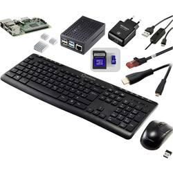 TRU COMPONENTS Pro Set Raspberry Pi® 3 B 1 GB 4 x 1.2 GHz vč. napájecího zdroje, vč. pouzdra, vč. chladicího tělesa, vč. HDMI™ kabelu, vč. klávesnice, vč. myši