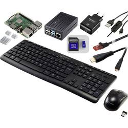 TRU COMPONENTS Pro Set Raspberry Pi® 3 B+ 1 GB 4 x 1.4 GHz vč. napájecího zdroje, vč. pouzdra, vč. chladicího tělesa, vč. HDMI™ kabelu, vč. klávesnice, vč. myši
