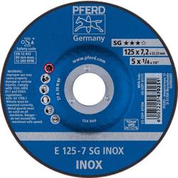 PFERD 62212623 Sg Inox brusný kotouč lomený Průměr 125 mm Ø otvoru 22.23 mm 10 ks