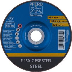 PFERD 62015628 E 150-7 PSF STEEL brusný kotouč lomený Průměr 150 mm 10 ks