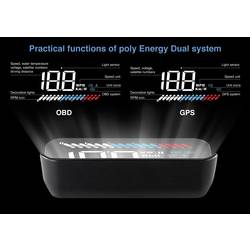 M7 nástavbový přístroj do auta HUD-3.5 Head-up Display