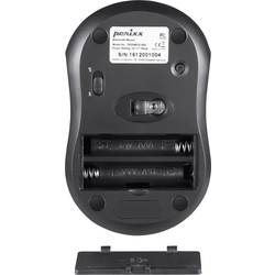 Simpletek optická myš, přenos Bluetooth®, 3 tlačítko, 1000 dpi, černá