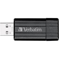 Verbatim Pin Stripe USB flash disk 32 GB černá 49064 USB 2.0