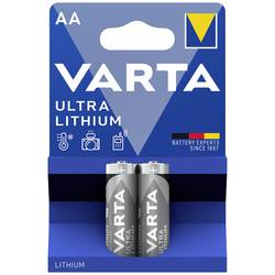 Varta LITHIUM AA Bli 2 tužková baterie AA lithiová, 2900 mAh, 1.5 V, 2 ks